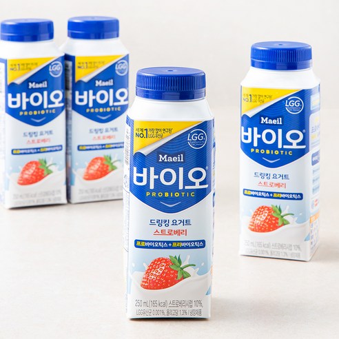 매일바이오 드링킹 요거트 딸기, 250ml, 4개