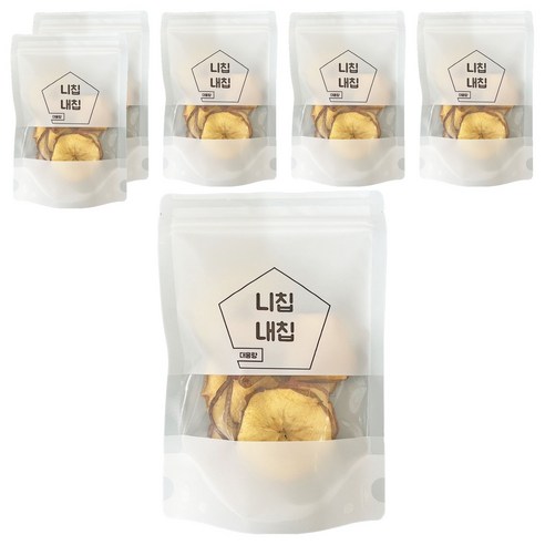 니칩내칩 건조 사과, 40g, 6개