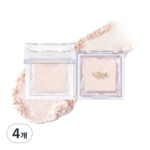 Glint 하이라이터 2.3g, 04 Milky Moon, 4개