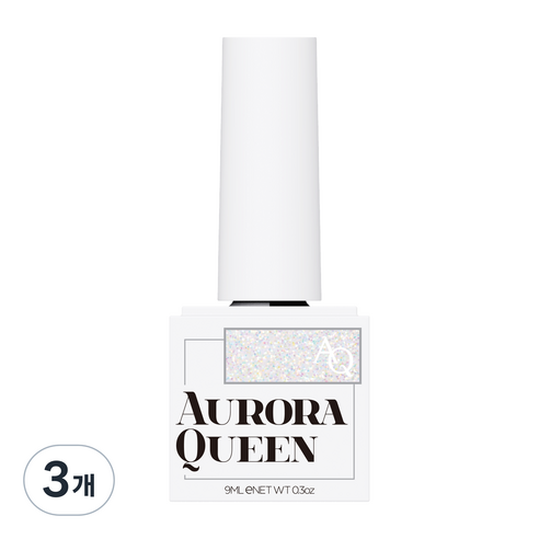 DG 오로라퀸 글리터젤, 밀키(AQ.24), 3개, 9ml