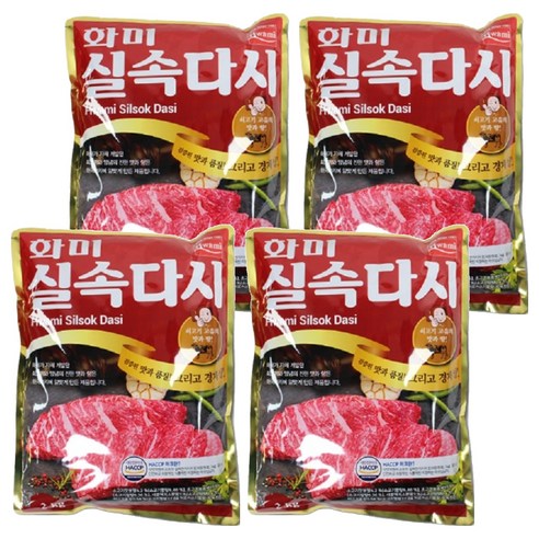 화미 쇠고기 실속다시, 2kg, 4개