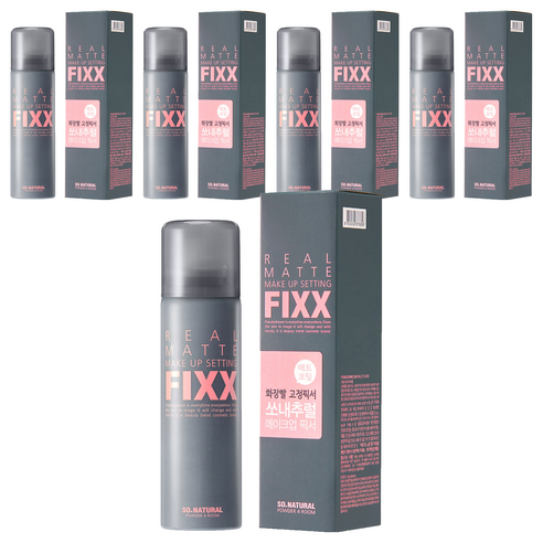 쏘내추럴 리얼 매트 메이크업 세팅 픽서, 75ml, 5개
