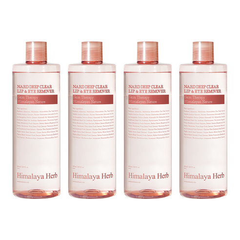 나드 딥 클리어 립 앤 아이리무버, 500ml, 4개