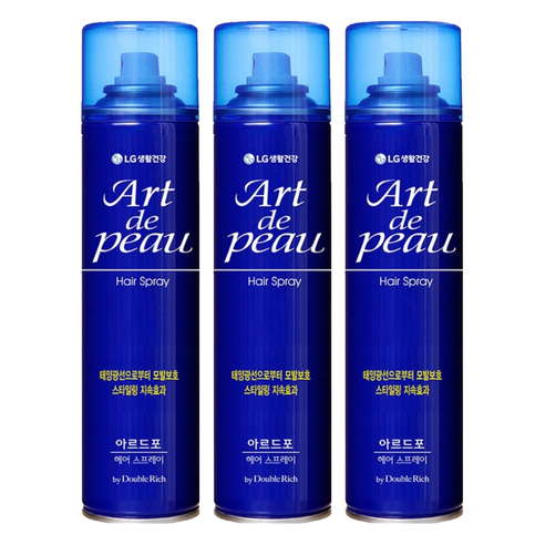 LG생활건강 아르드포 헤어스프레이, 200ml, 3개