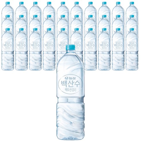백산수 무라벨, 2L, 90개