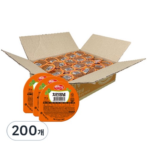델링 치킨양념 디핑소스, 30g, 200개
