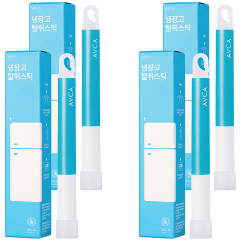아브카 냉장고 탈취스틱 본품, 4ml, 4개