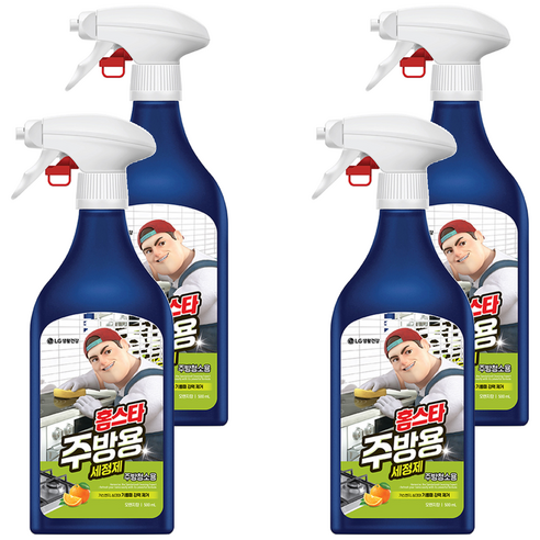 홈스타 맥스 프레쉬 주방용 세정제, 500ml, 4개