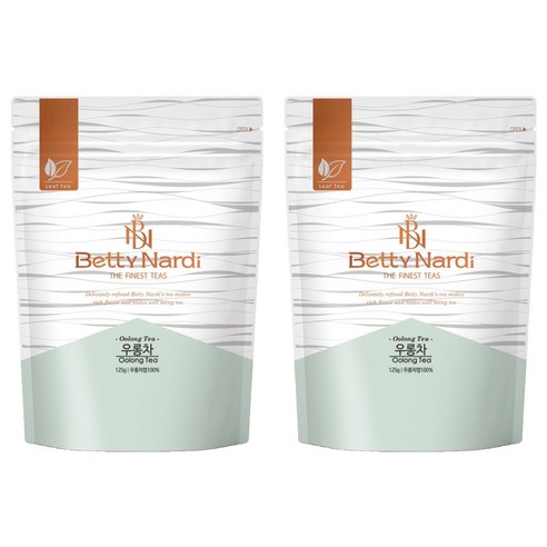 베티나르디 우롱차 지퍼백, 125g, 2개, 1개입