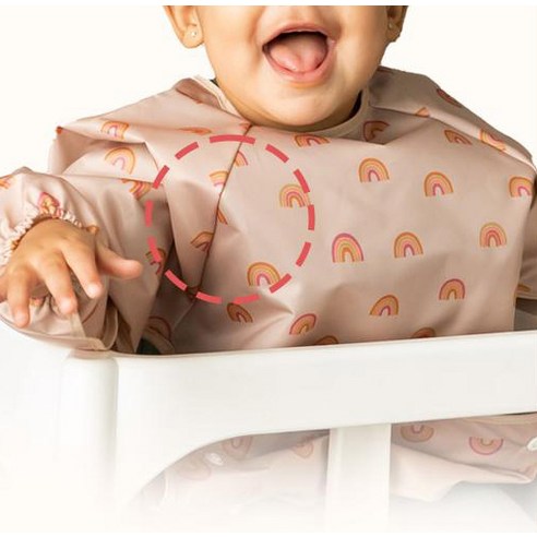 타이니트윙클 긴팔 방수 턱받이 S: 엄마와 아이 모두 행복해지는 식사 시간