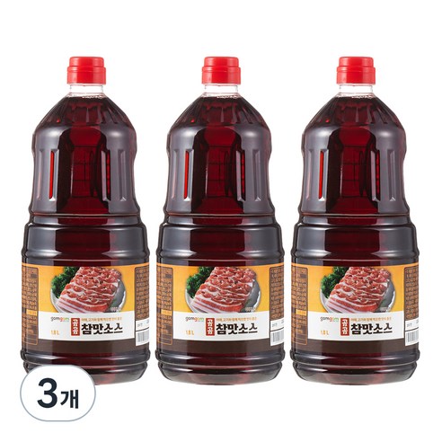 곰곰 참맛소스, 1.8L, 3개