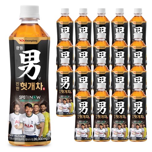광동 진한 헛개차, 500ml, 20개