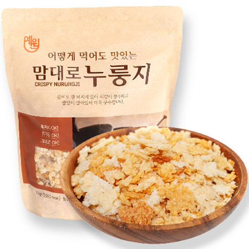 예맛 어떻게 먹어도 맛있는 맘대로 누룽지, 1kg, 1개