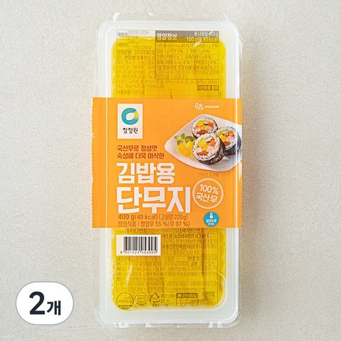 [로켓프레시] 청정원 김밥용 단무지