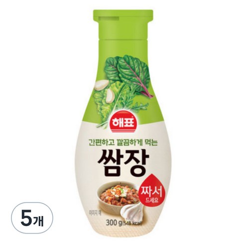 해표 쌈장, 300g, 5개