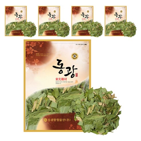 동광한방몰 국내산 죽엽 대나무잎, 600g, 5개