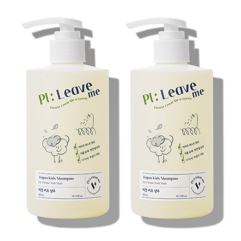 플리브미 비건 키즈 샴푸 플로럴향, 300ml, 2개