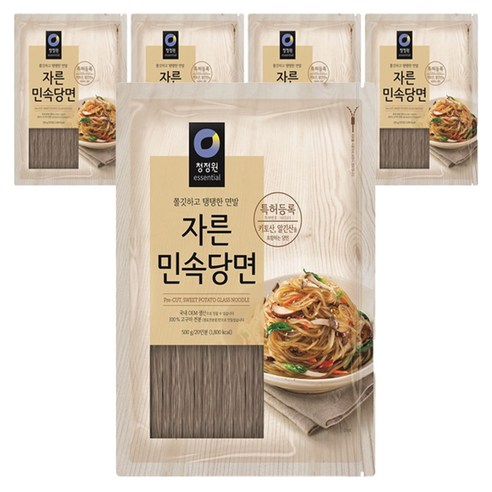 청정원 자른 민속당면, 1kg, 5개