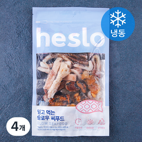 해슬로 국내산 해물모듬 (냉동), 4개, 230g