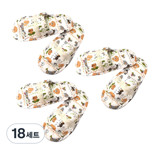 우블리스 더블쿠션패드 퀼트면 거실화, 12주파크, 18세트