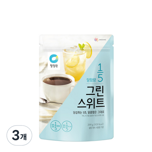 대상 청정원 그린스위트, 200g, 3개