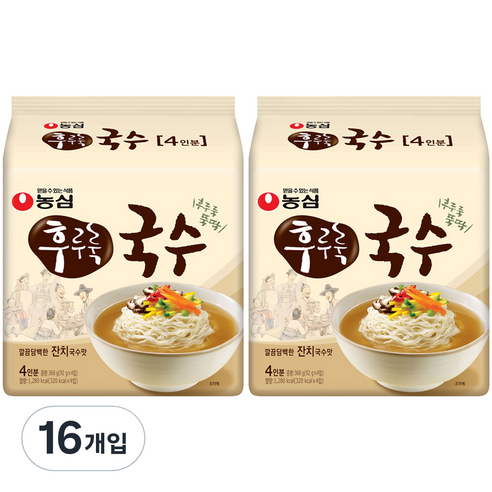 후루룩 국수 92g, 16개
