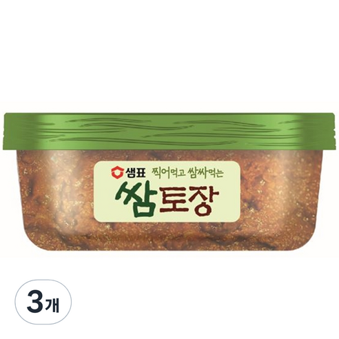 샘표 쌈토장, 3개, 170g