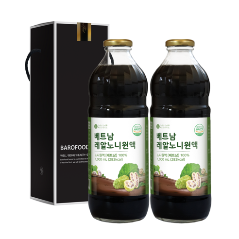 바로푸드 베트남 레알노니 + 선물박스, 1L, 2세트