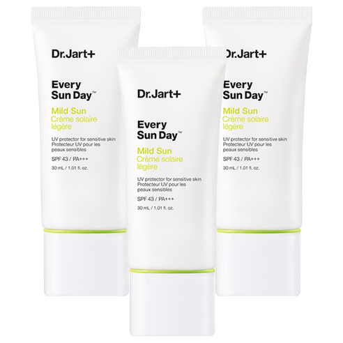 닥터자르트 에브리 선 데이 마일드 선크림 SPF43 PA+++, 30ml, 3개