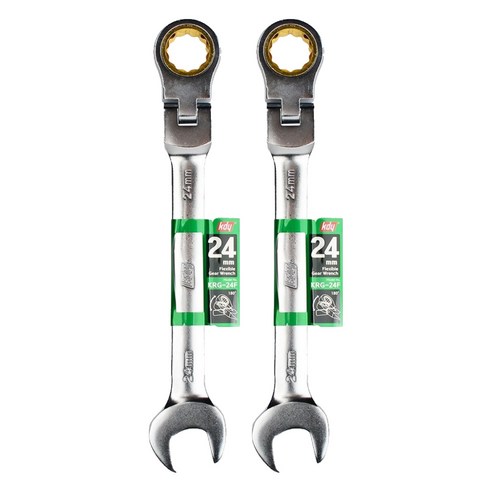 케이디와이 플렉시블 기어렌치 24mm KRG-24F, 2개