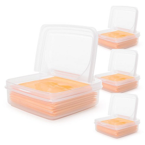 나카야 스탠딩 캐니스터 밀폐용기, 4개, 250ml