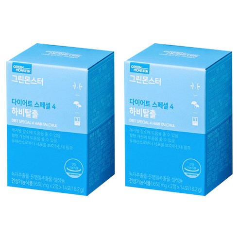 그린몬스터 다이어트 스페셜 4 하비탈출, 18.2g, 2개