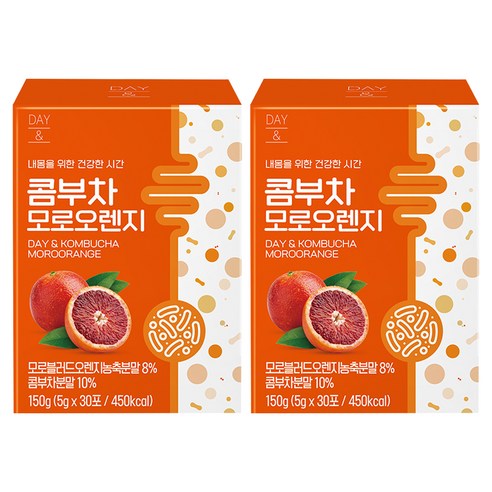 데이앤 콤부차 모로오렌지 30p, 5g, 30개입, 2개