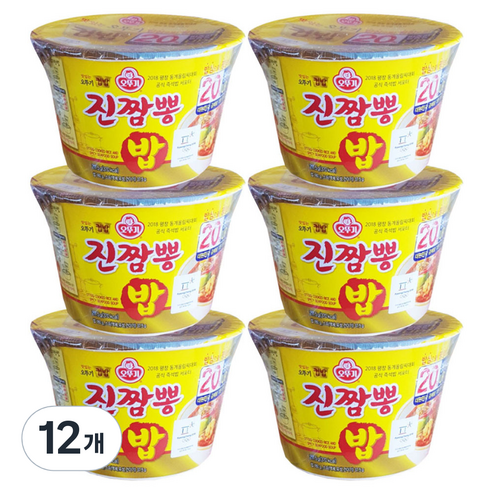 오뚜기 컵밥 진짬뽕밥, 217.5g, 12개