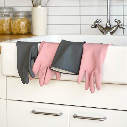 探勘橡膠手套 探勘環式橡膠手套 環形橡膠手套 橡膠手套 乳膠手套 廚房手套 洗碗手套 彩色橡膠手套 帶橡膠手套 粉紅色橡膠手套