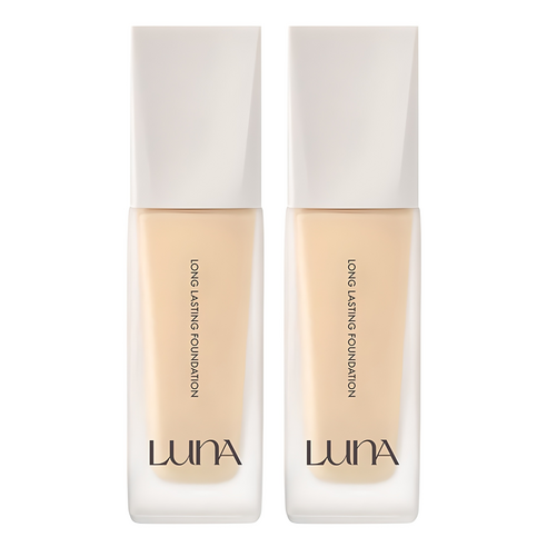 루나 롱래스팅 파운데이션 30ml, 21호 바닐라, 2개