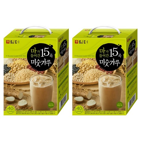 담터 마가 들어간 15곡 미숫가루, 800g, 2개