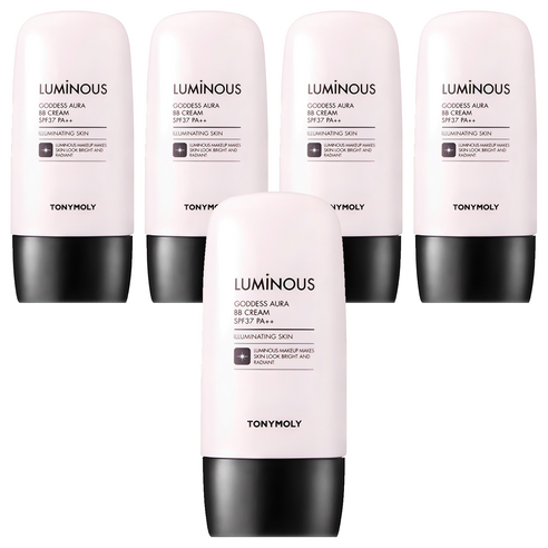 토니모리 루미너스 여신광채 비비크림 SPF37 PA++, 2호 차분한 베이지, 45g, 5개