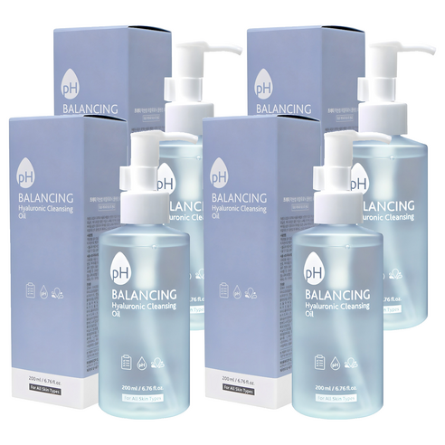 프레티 약산성 히알루로닉 클렌징오일, 200ml, 4개