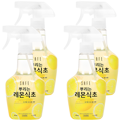 세이프 뿌리는 레몬식초 주방세정제, 400ml, 4개