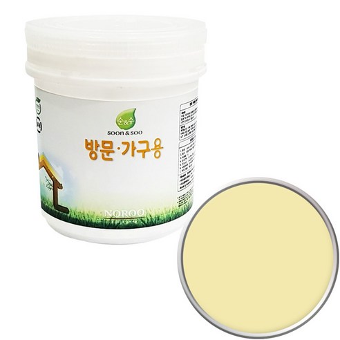 순앤수 방문 가구용 페인트, 1개, 포시티아옐로우NR3183, 1L