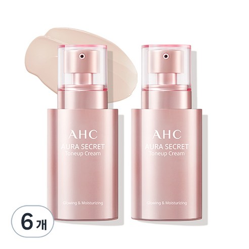 AHC 아우라 시크릿 톤 업 크림 SPF30 PA++ 50g, 6개