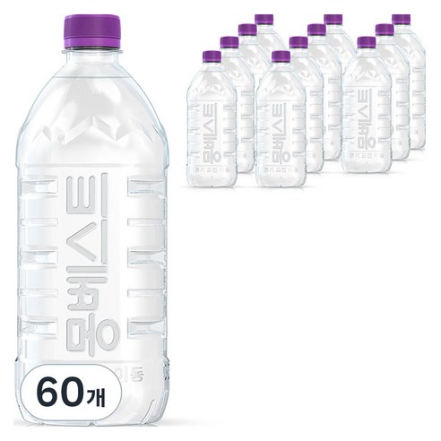 몽베스트 위드어스 무라벨 생수, 1L, 60개