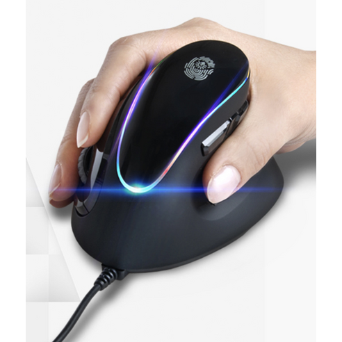 건강하고 편안한 컴퓨팅 경험을 위한 ZIO RGB 버티컬 인체공학 마우스