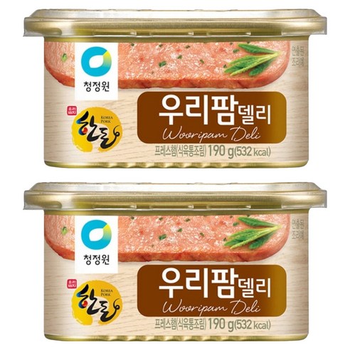 우리팜 델리 한돈, 190g, 2개