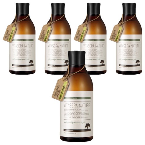 [아로하트리즈] 비타세라 바디오일 엘레마드프레리, 300ml, 5개