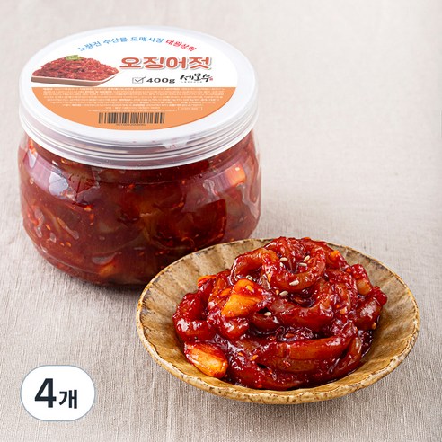 세모수 오징어젓, 400g, 4개