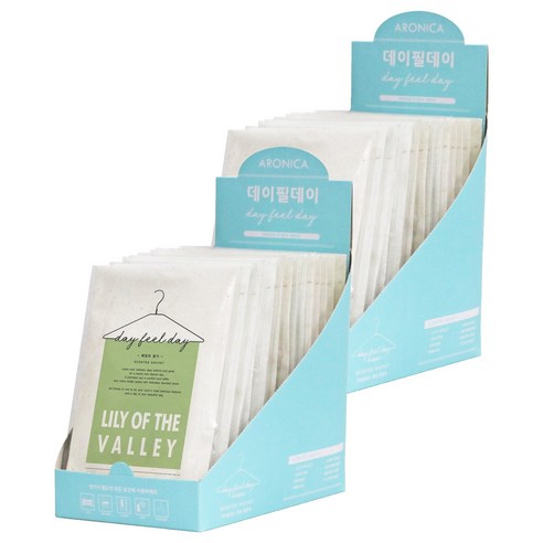 데이필데이 샤쉐 옷장방향제 릴리오브더밸리 + 물음표고리, 18g, 30개