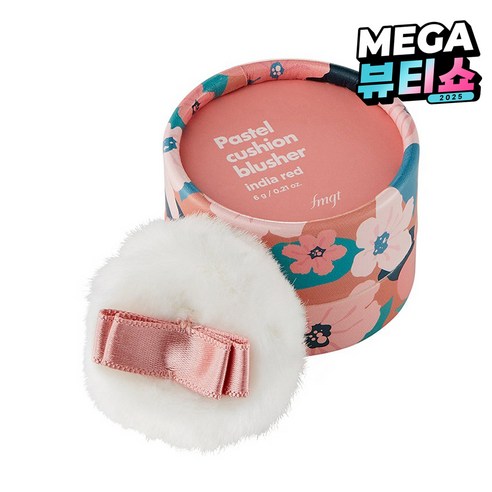 더페이스샵 파스텔 쿠션 블러셔 6g, 07 인디아레드, 1개