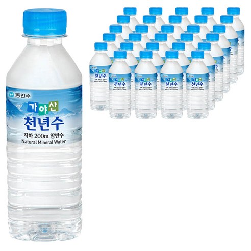 가야산천년수 생수, 330ml, 80개